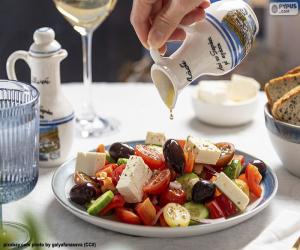 пазл Греческий салат